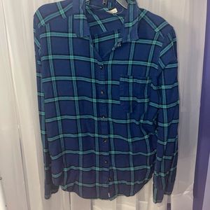 Blue flannel
